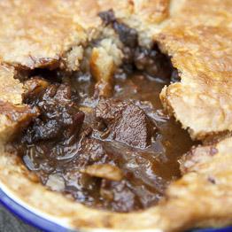 Beef and onion pie