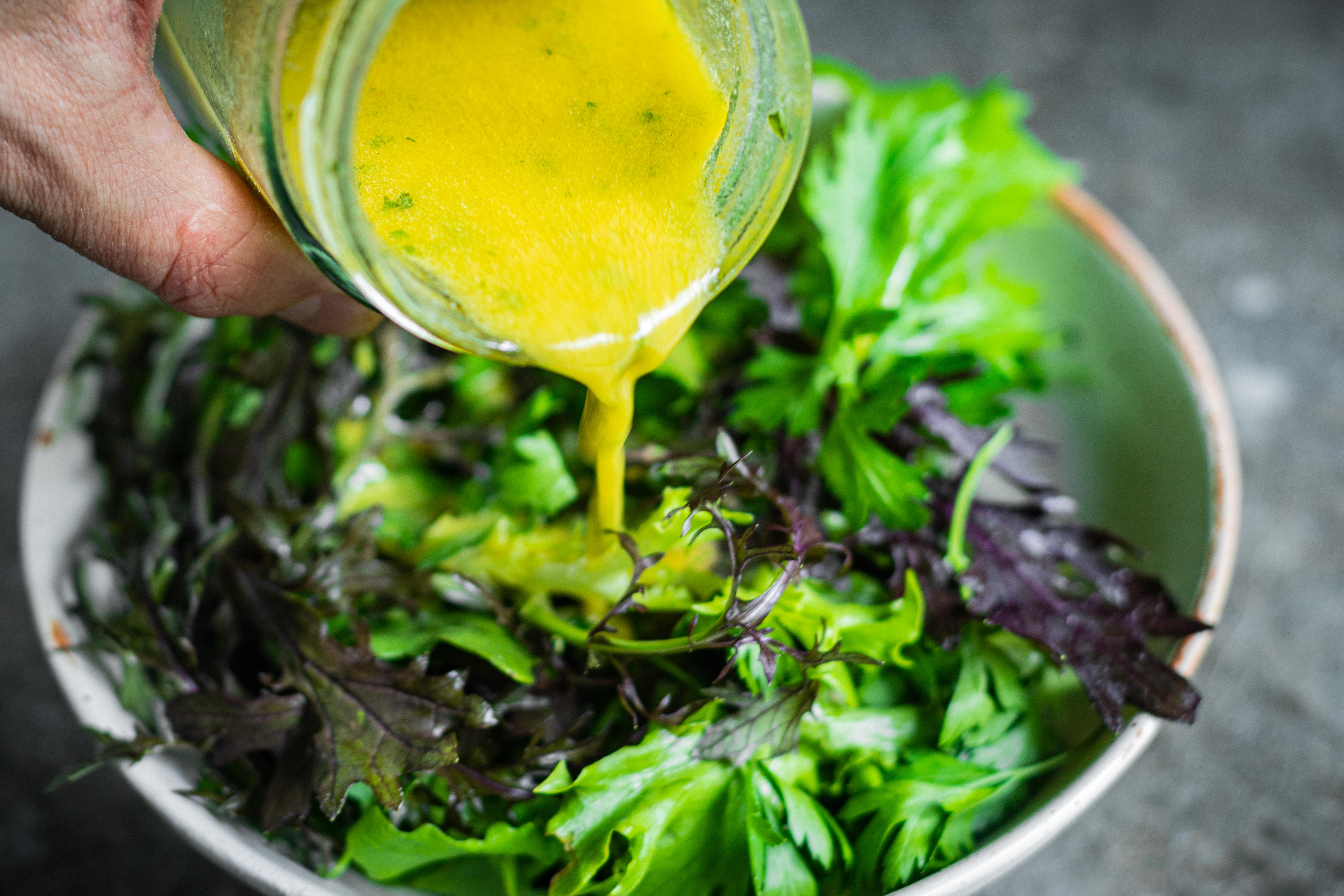 Salad dressings and dips